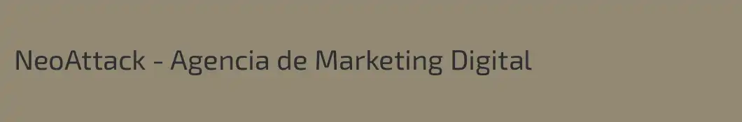 NeoAttack - Agencia de Marketing Digital